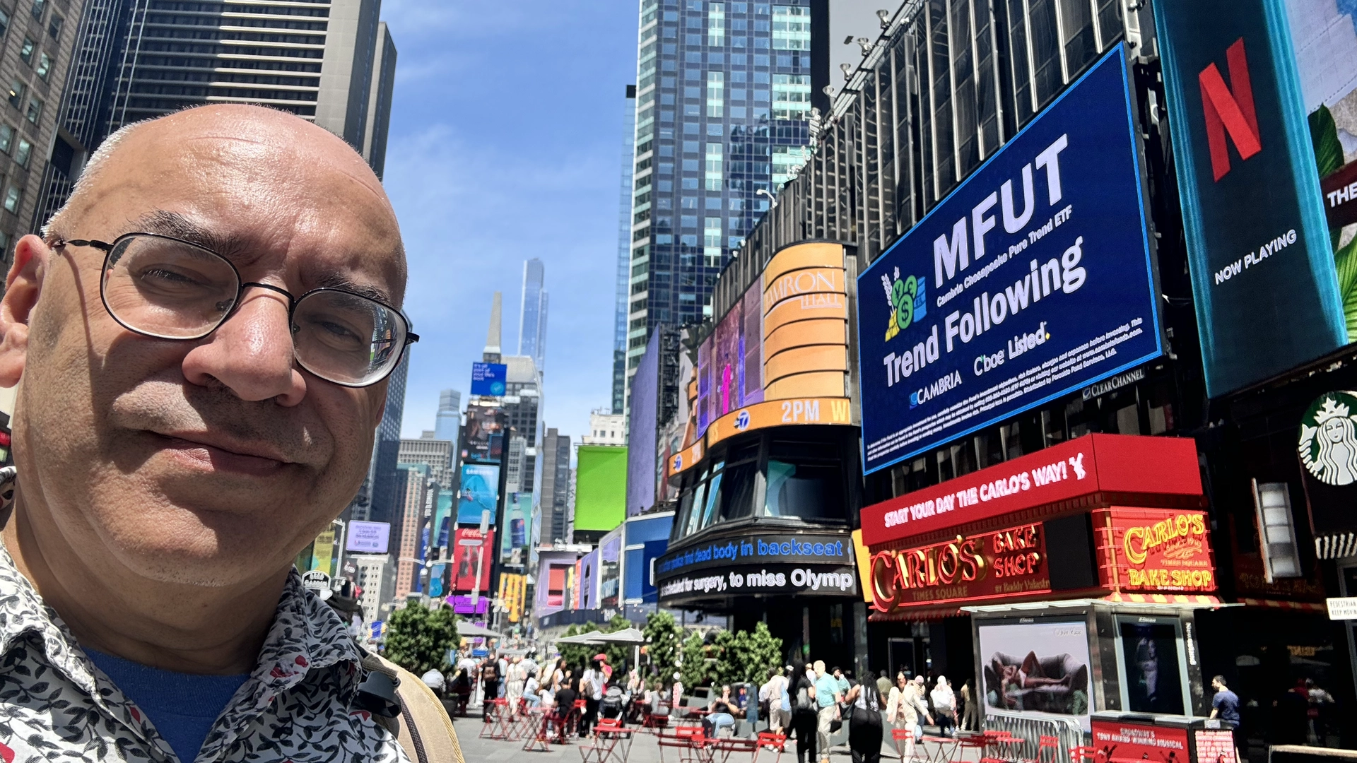 time square new york musicista